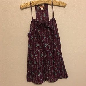 Racer back floral tank